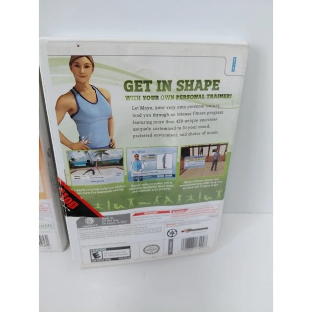 LOT of 3 Nintendo Wii Fit Plus Active Personal Trainer & Fitness Coach Games CIB